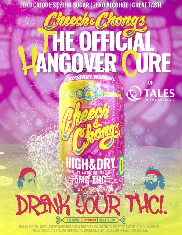 Cheech & Chong's High & Dry becomes first ever cannabis beverage sponsor at Spirited Awards
